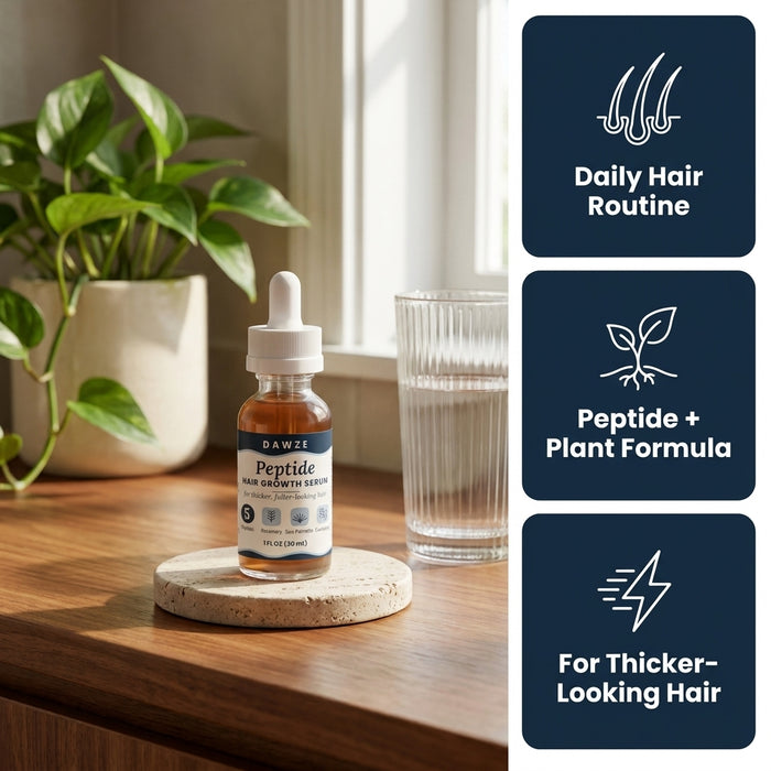DAWZE Peptide Hair Growth Serum