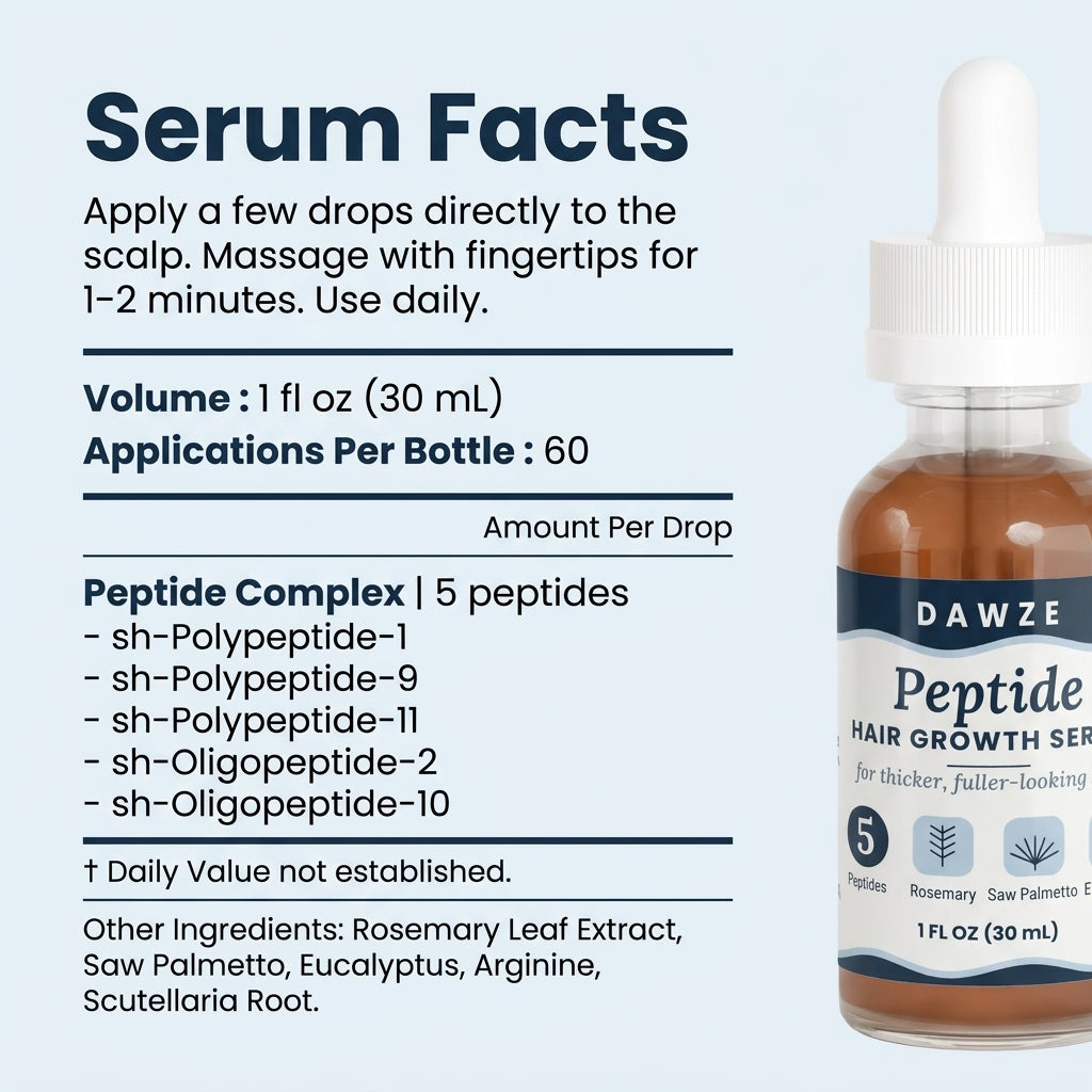 Peptide Hair Growth Serum